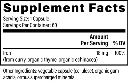 Plant-Based Iron Supplement
