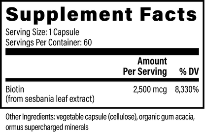 Plant-Based Biotin Supplement