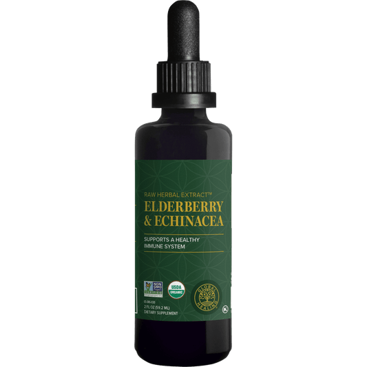 Organic Elderberry & Echinacea Supplement